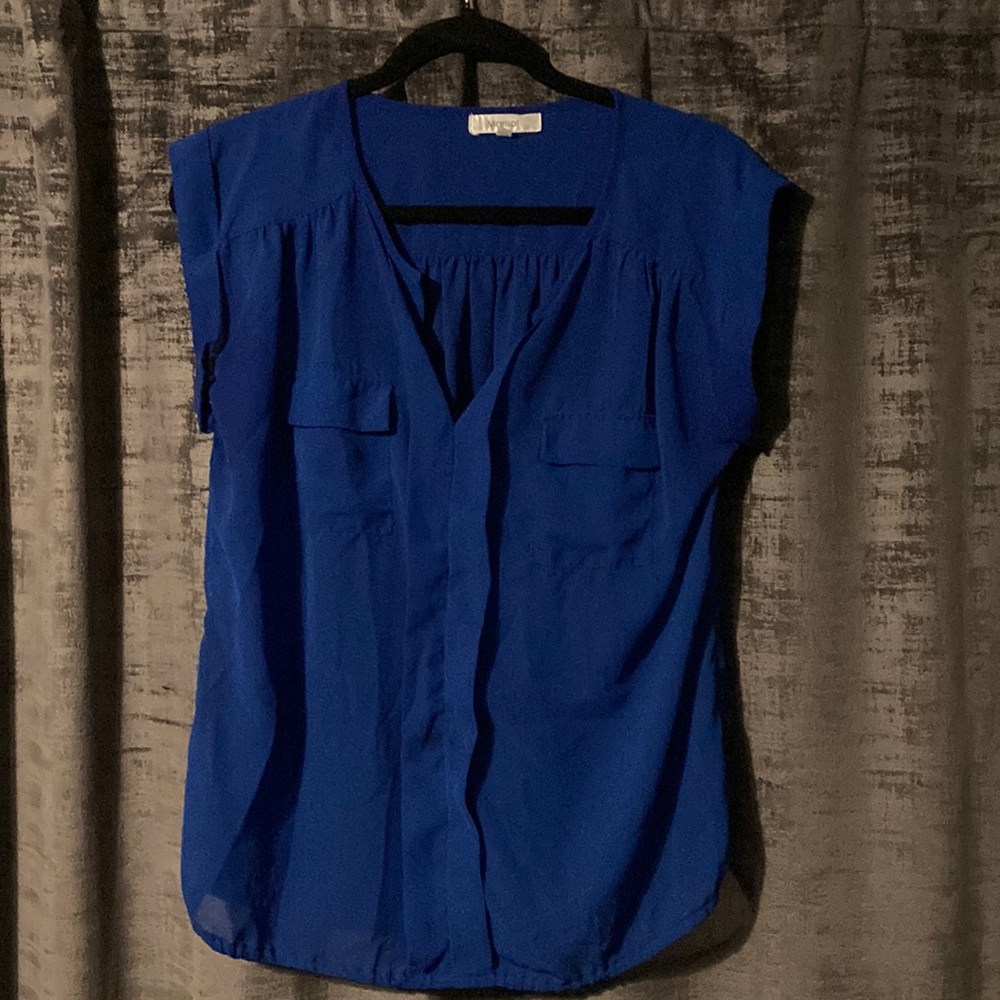 Royal Blue Top